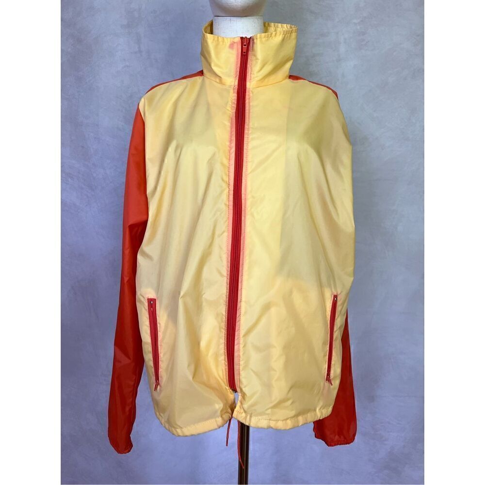 Vintage Color Block Windbreaker